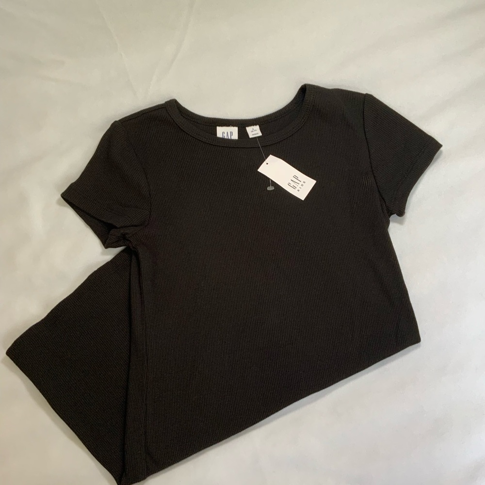 GAP Kids Black Short Sleeve Dress